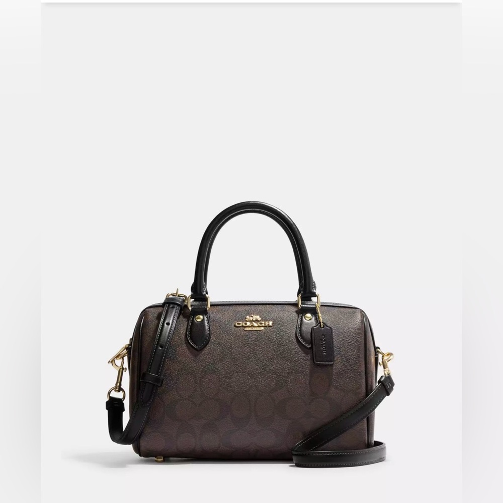 Coach Signature Canvas Satchel Purse